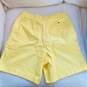 TOMMY HILFIGER GOLF SHORTS YELLOW SUMMER COTTON SIZE 6